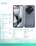 Smartfon WP35S 4G 6/256GB IP69K Szary