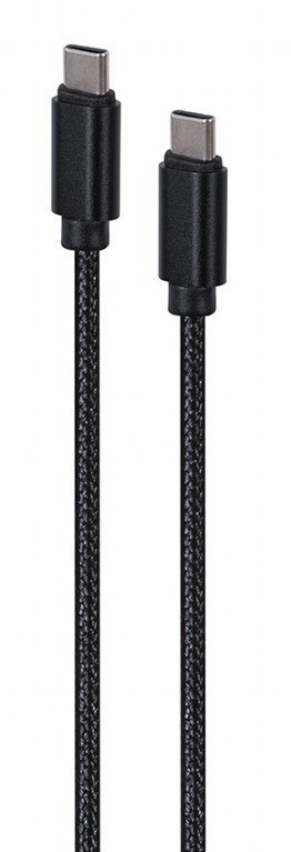 Kabel USB C(M) do USB C(M) 1.8m czarny Kabel USB C(M) do USB C(M) 1.8m czarny