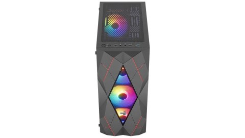 Obudowa Volcan Czarna Mid Tower RGB Obudowa Volcan Czarna Mid Tower RGB