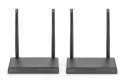 Przedłużacz/Extender KVM HDMI+USB bezprzewodowy 150m UHD 4K60Hz (zestaw)