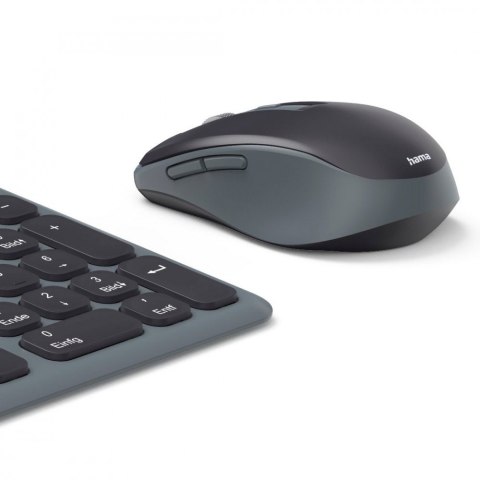 Zestaw klawiatura i mysz WKM-550 Czarno-szara