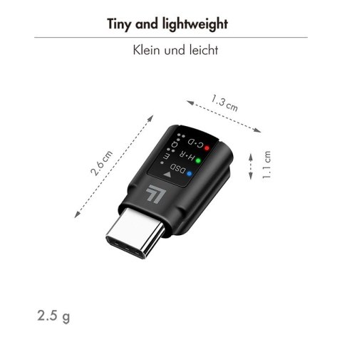 Adapter audio USB-C/M na 3.5mm/F, DAC, EQ Adapter audio USB-C/M na 3.5mm/F, DAC, EQ