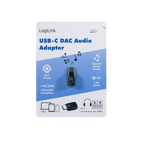 Adapter audio USB-C/M na 3.5mm/F, DAC, EQ Adapter audio USB-C/M na 3.5mm/F, DAC, EQ