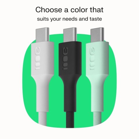 Kabel USB-C-USB-C PowerStream 100W oplot 1,2m czarny