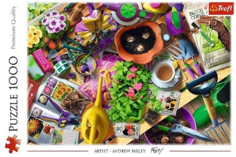 Puzzle 1000 elementów Porządki w ogrodzie Puzzle 1000 elementów Porządki w ogrodzie