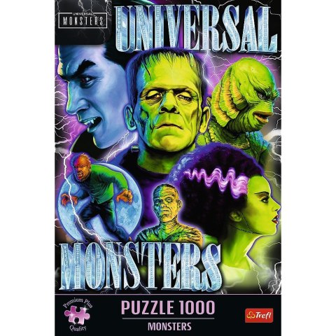 Puzzle 1000 elementów Potwory klasyczne horrory Puzzle 1000 elementów Potwory klasyczne horrory