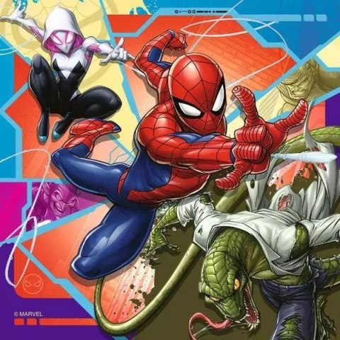 Puzzle 3x49 elementów Spiderman Puzzle 3x49 elementów Spiderman