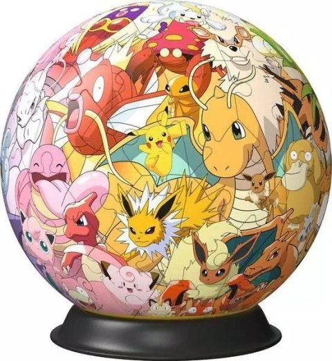 Puzzle 3D Kula Pokemon postacie Pokemony Puzzle 3D Kula Pokemon postacie Pokemony