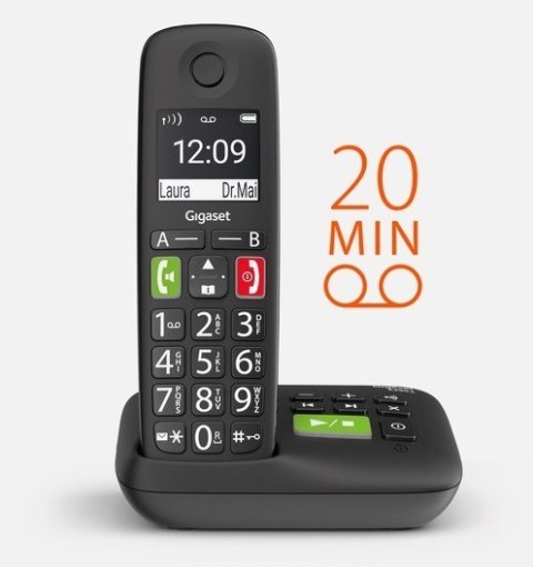 Telefon bezprzewodowy Gigaset E290A z sekretarką cyfrową Telefon bezprzewodowy Gigaset E290A z sekretarką cyfrową