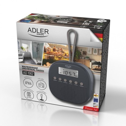 *ADLER AD1912 Radio FM wodoodporne *ADLER AD1912 Radio FM wodoodporne