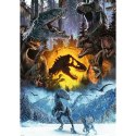 Puzzle 1000 elementów W świecie Parku Jurajskiego dinozaury