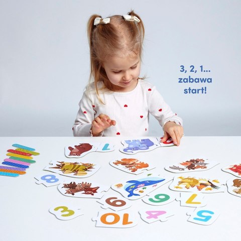 Puzzle do pary - Cyferki Puzzle do pary - Cyferki