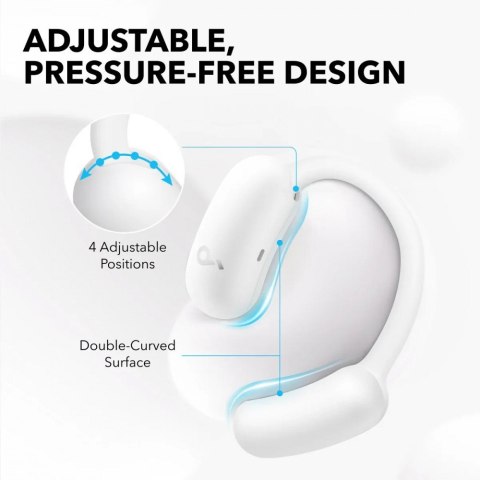 Słuchawki bezprzewodowe Soundcore Aero Fit 2 Bluetooth białe Słuchawki bezprzewodowe Soundcore Aero Fit 2 Bluetooth białe