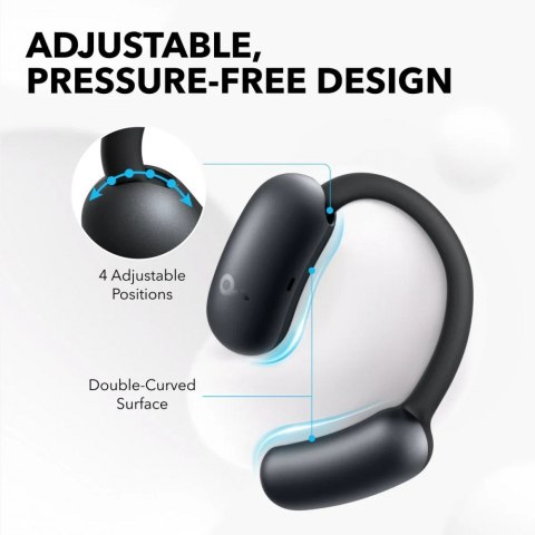 Słuchawki bezprzewodowe Soundcore Aero Fit 2 Bluetooth czarne Słuchawki bezprzewodowe Soundcore Aero Fit 2 Bluetooth czarne
