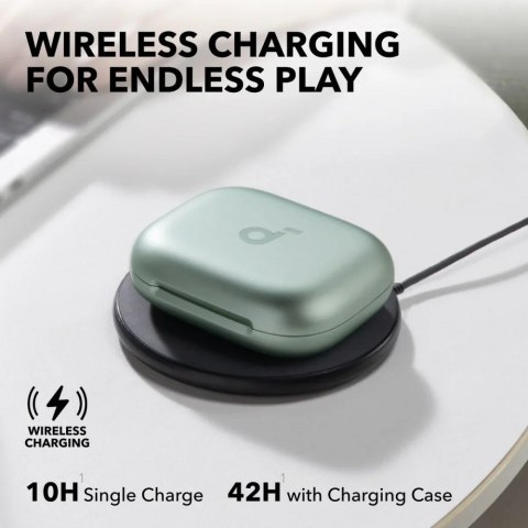 Słuchawki bezprzewodowe Soundcore Aero Fit 2 Bluetooth zielone Słuchawki bezprzewodowe Soundcore Aero Fit 2 Bluetooth zielone