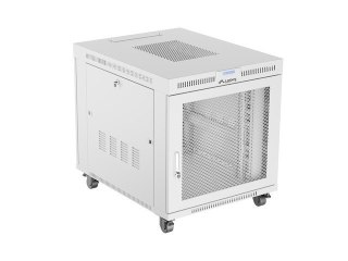 Szafa instalacyjna rack stojąca 19 cali 15U 800x1000 drzwi perforowane LCD szara (Flat pack)