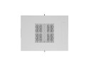 Szafa instalacyjna rack stojąca 19 cali 27U 600x800 drzwi perforowane LCD szara (Flat pack)