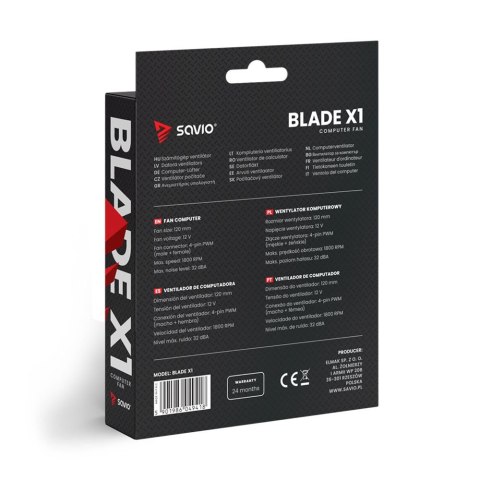 Wentylator BLADE 120mm 4-pin PWM Wentylator BLADE 120mm 4-pin PWM