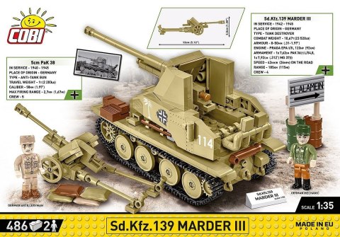 Klocki Sd.Kfz. Marder III 486 klocków