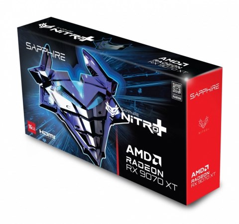 Karta graficzna Radeon RX 9070 XT NITRO+ GAMING OC 16GB GDDR6 256bit 2DP/2HDMI