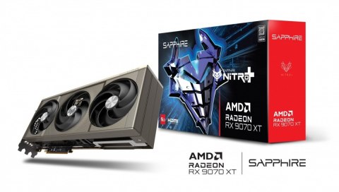 Karta graficzna Radeon RX 9070 XT NITRO+ GAMING OC 16GB GDDR6 256bit 2DP/2HDMI