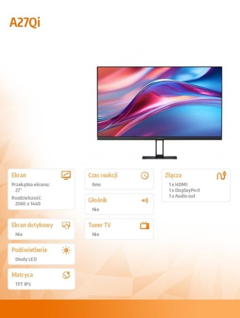 Monitor 2K A27Qi Monitor 2K A27Qi