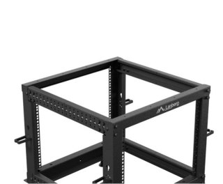 Open rack 19'' 9U 600x600-1100 regulowany czarny