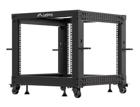 Open rack 19'' 9U 600x600-1100 regulowany czarny
