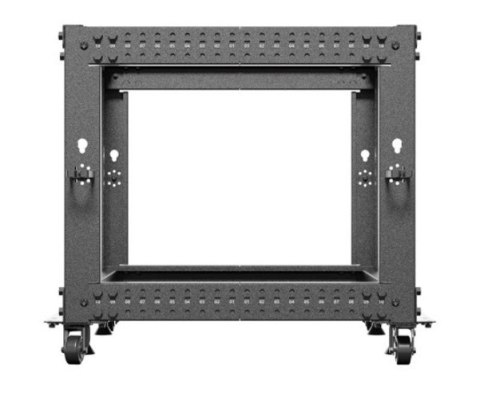 Open rack 19'' 9U 600x600-1100 regulowany czarny