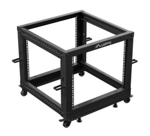 Open rack 19'' 9U 600x600-1100 regulowany czarny