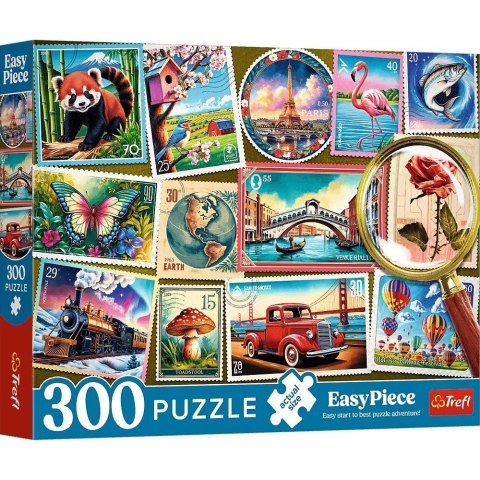 Puzzle 300 elementów EasyPiece Znaczki pocztowe; dla seniora Puzzle 300 elementów EasyPiece Znaczki pocztowe; dla seniora