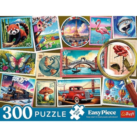 Puzzle 300 elementów EasyPiece Znaczki pocztowe; dla seniora Puzzle 300 elementów EasyPiece Znaczki pocztowe; dla seniora
