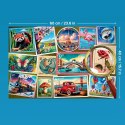 Puzzle 300 elementów EasyPiece Znaczki pocztowe; dla seniora