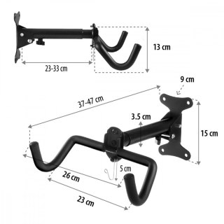 Rowerowy uchwyt ścienny max 30kg, MC-484