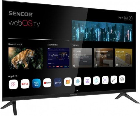 Telewizor 32 cale Smart webOS LG 12/240V SLE 32S830WB Wi-Fi BT5.0