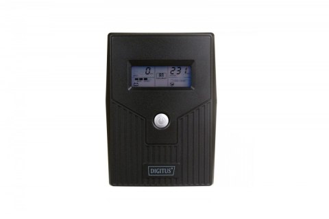 UPS Line-Ineractive LCD BASIC, 800VA/480W, 1x12V/9A, AVR, 2x Schuko CEE 7/3 UPS Line-Ineractive LCD BASIC, 800VA/480W, 1x12V/9A, AVR, 2x Schuko CEE 7/3