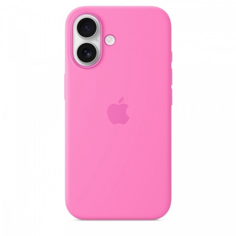 Etui silikonowe z MagSafe do iPhonea 16 - piwonia Etui silikonowe z MagSafe do iPhonea 16 - piwonia