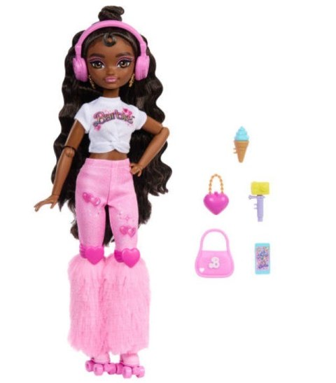 Lalka Barbie Dream Besties Brooklyn na wrotkach Lalka Barbie Dream Besties Brooklyn na wrotkach