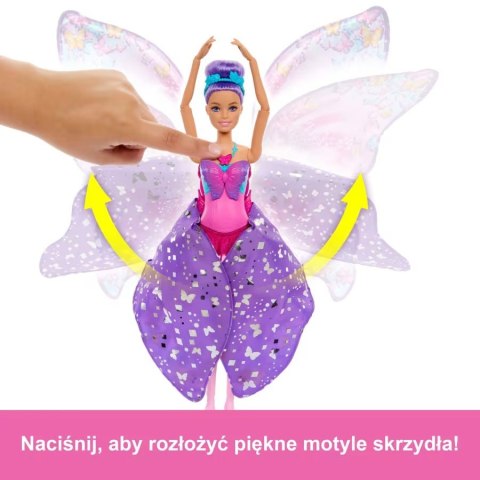 Lalka Barbie Motylkowa baletnica 2w1 przemiana Lalka Barbie Motylkowa baletnica 2w1 przemiana