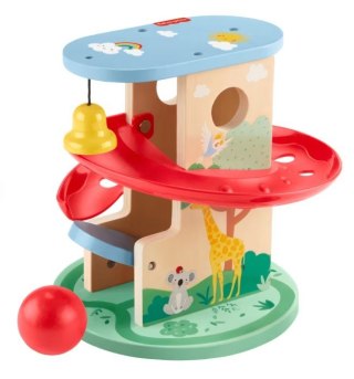 Wood Drewniany domek z kuleczką