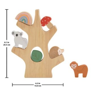 Wooden Drewniane drzewko zestaw klocków