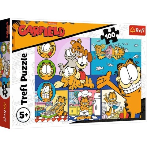 Puzzle 100 elementów Leniwy Garfield Puzzle 100 elementów Leniwy Garfield