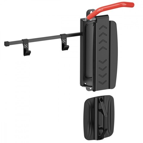 Wieszak rowerowy na ścianę, MC-499 MAX 35kg stalowy, czarny