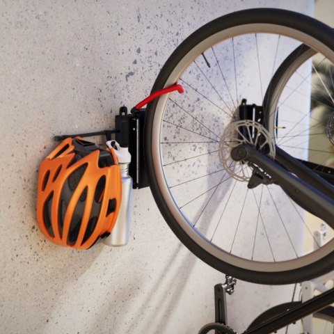 Wieszak rowerowy na ścianę, MC-499 MAX 35kg stalowy, czarny