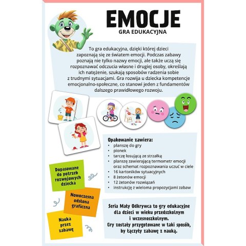 Gra Emocje Mały Odkrywca Gra Emocje Mały Odkrywca