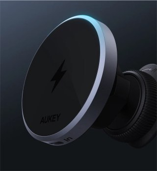 HD-MC13 ładowarka samochodowa bezprzewodowa Qi2 15W 3A + kabel USB-C