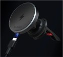 HD-MC13 ładowarka samochodowa bezprzewodowa Qi2 15W 3A + kabel USB-C