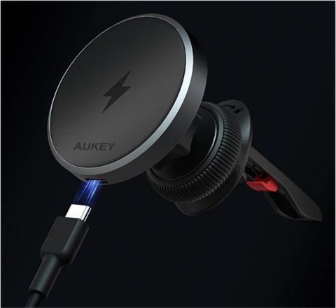 HD-MC13 ładowarka samochodowa bezprzewodowa Qi2 15W 3A + kabel USB-C