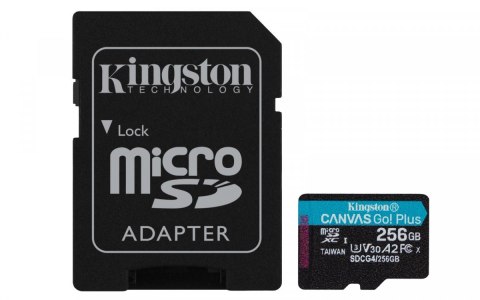 Karta microSD 256GB CanvasGo! Plus 200MB/s A2 U3 V30 + adapter Karta microSD 256GB CanvasGo! Plus 200MB/s A2 U3 V30 + adapter