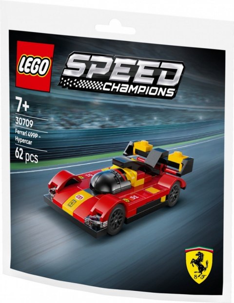 Klocki Speed Champions 30709 Ferrari 499P - hipersamochód Klocki Speed Champions 30709 Ferrari 499P - hipersamochód